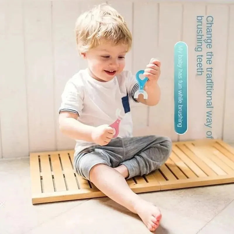 2pc U Shaped Kids Toothbrush