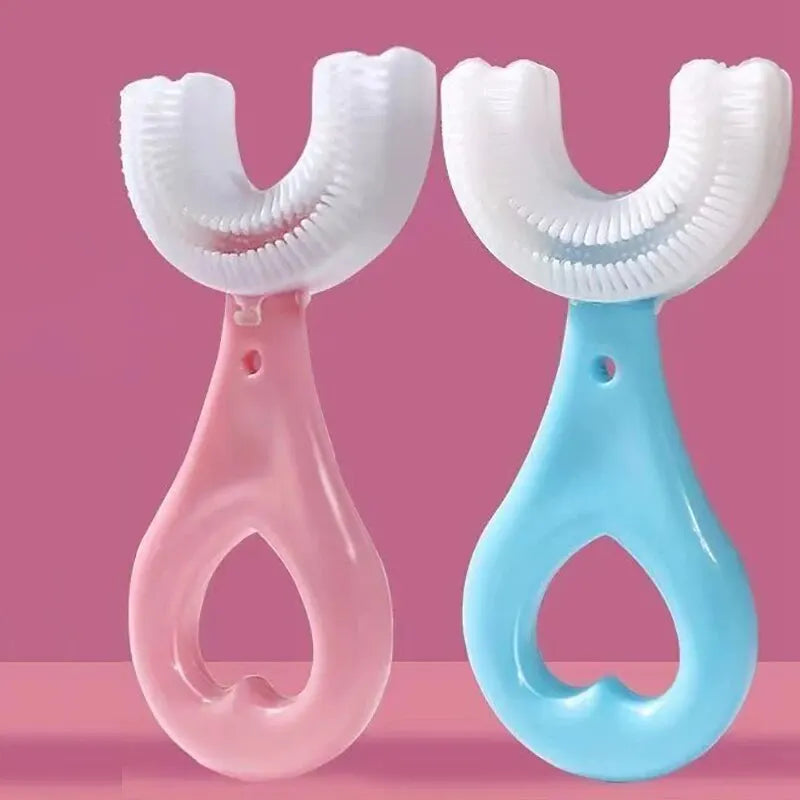 2pc U Shaped Kids Toothbrush